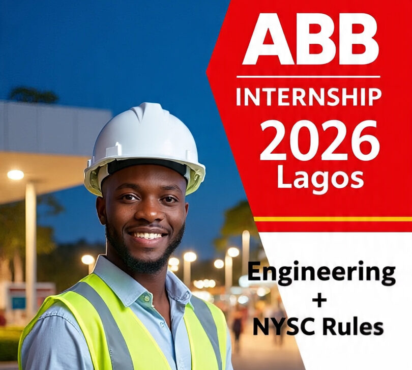 ABB Internship 2026 Lagos Engineering Requirements