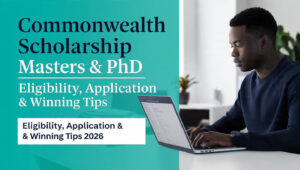 Commonwealth Scholarship Masters & PhD 2026/2027: Complete Guide + Official Application Link
