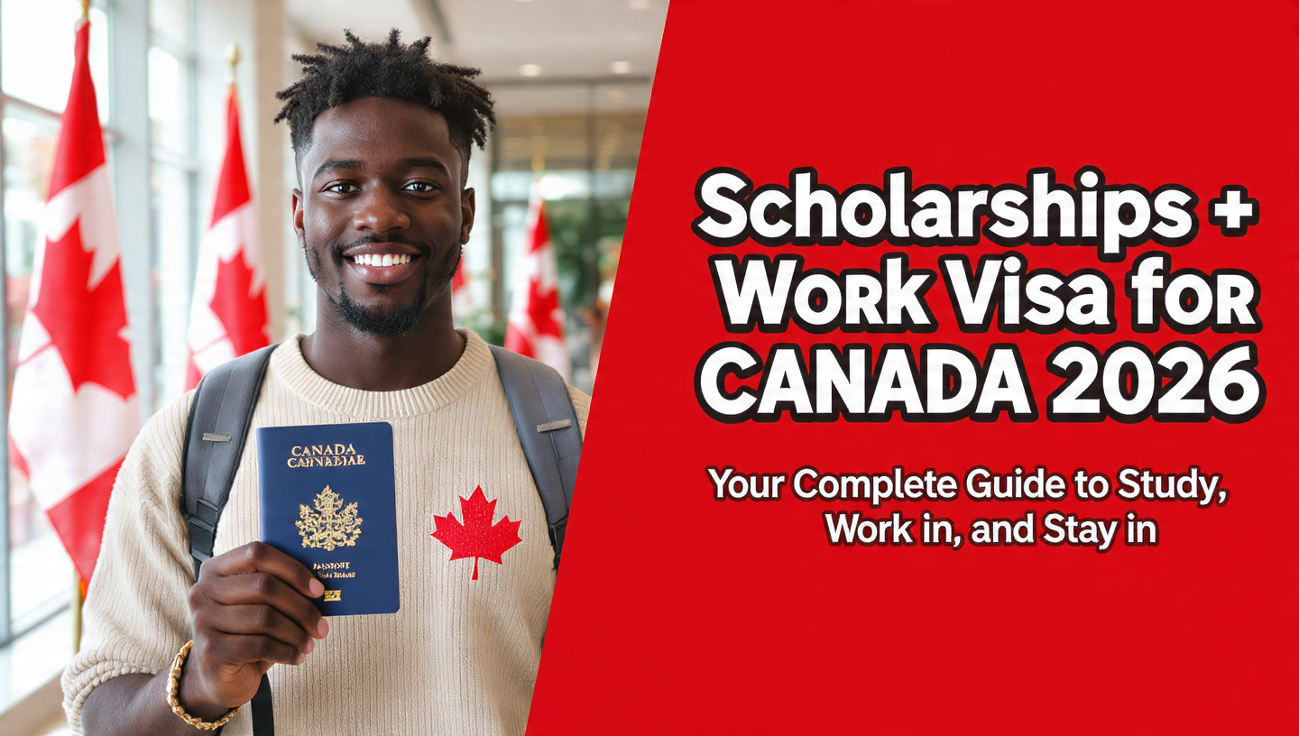 Scholarships + Work Visa for Canada 2026: Study, Work & Stay Guide