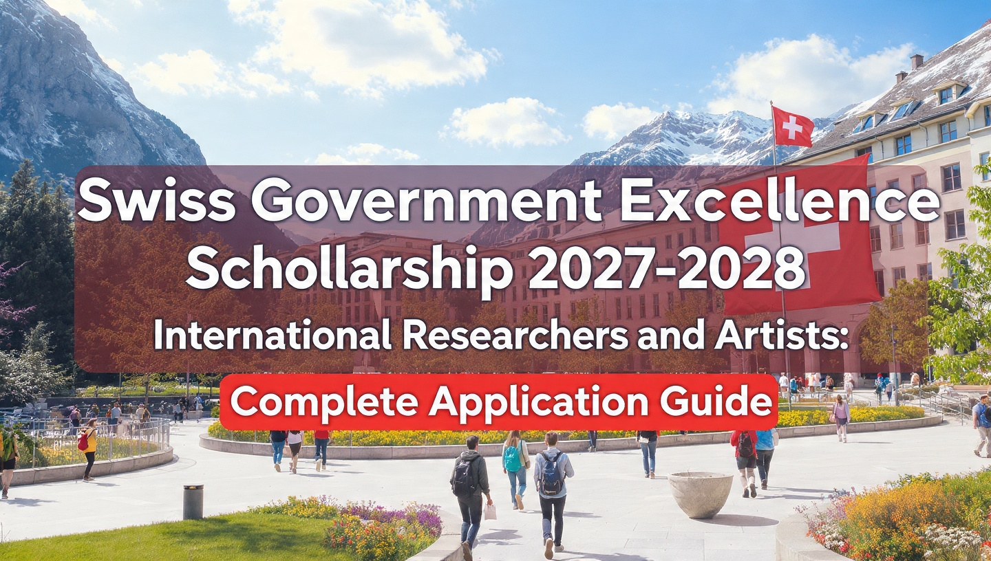 Swiss Government Excellence Scholarship 2027-2028 for International Researchers and Artists: Complete Application Guide