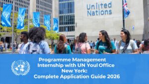 Programme Management Internship with UN Youth Office New York: Complete Application Guide 2026