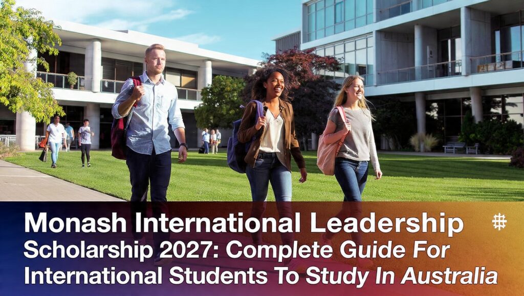 Monash International Leadership Scholarship 2027: Complete Guide For International Students