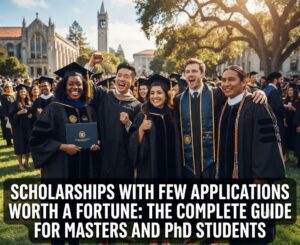Scholarships With Few Applications Worth a Fortune: The Complete Guide for Masters and PhD Students