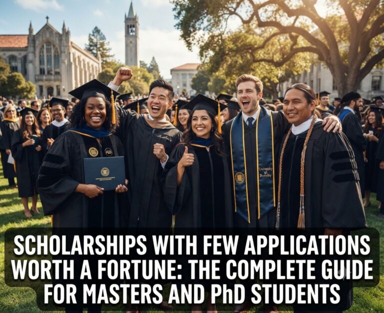 Scholarships With Few Applications Worth a Fortune: The Complete Guide for Masters and PhD Students