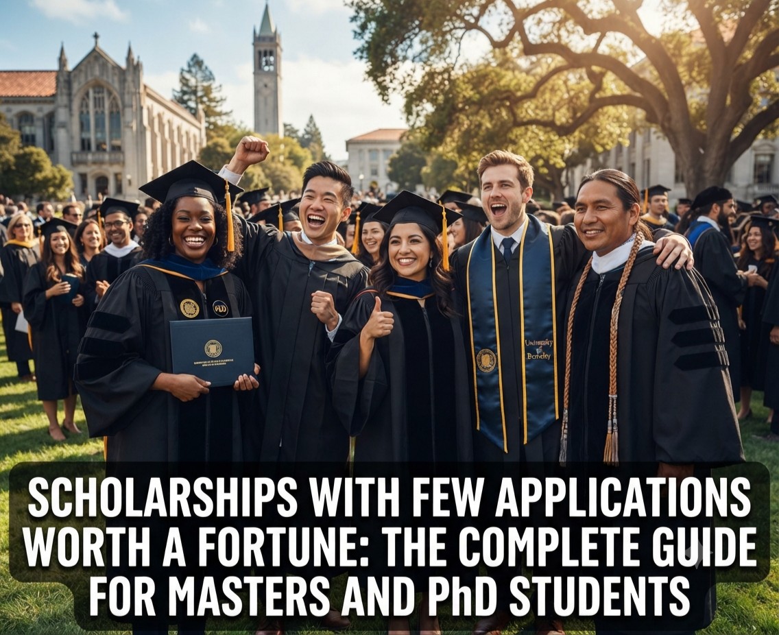 Scholarships With Few Applications Worth a Fortune: The Complete Guide for Masters and PhD Students