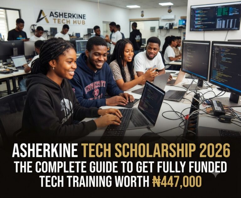 Asherkine Tech Scholarship 2026: The Complete Guide To Get Fully Funded Tech Training Worth ₦447,000