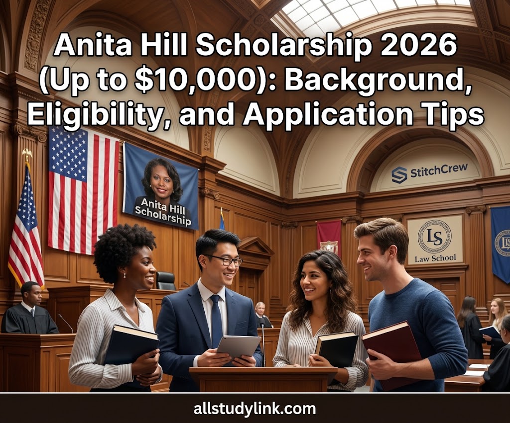 Anita Hill Scholarship 2026 (Up to $10,000): Background, Eligibility, and Application Tips