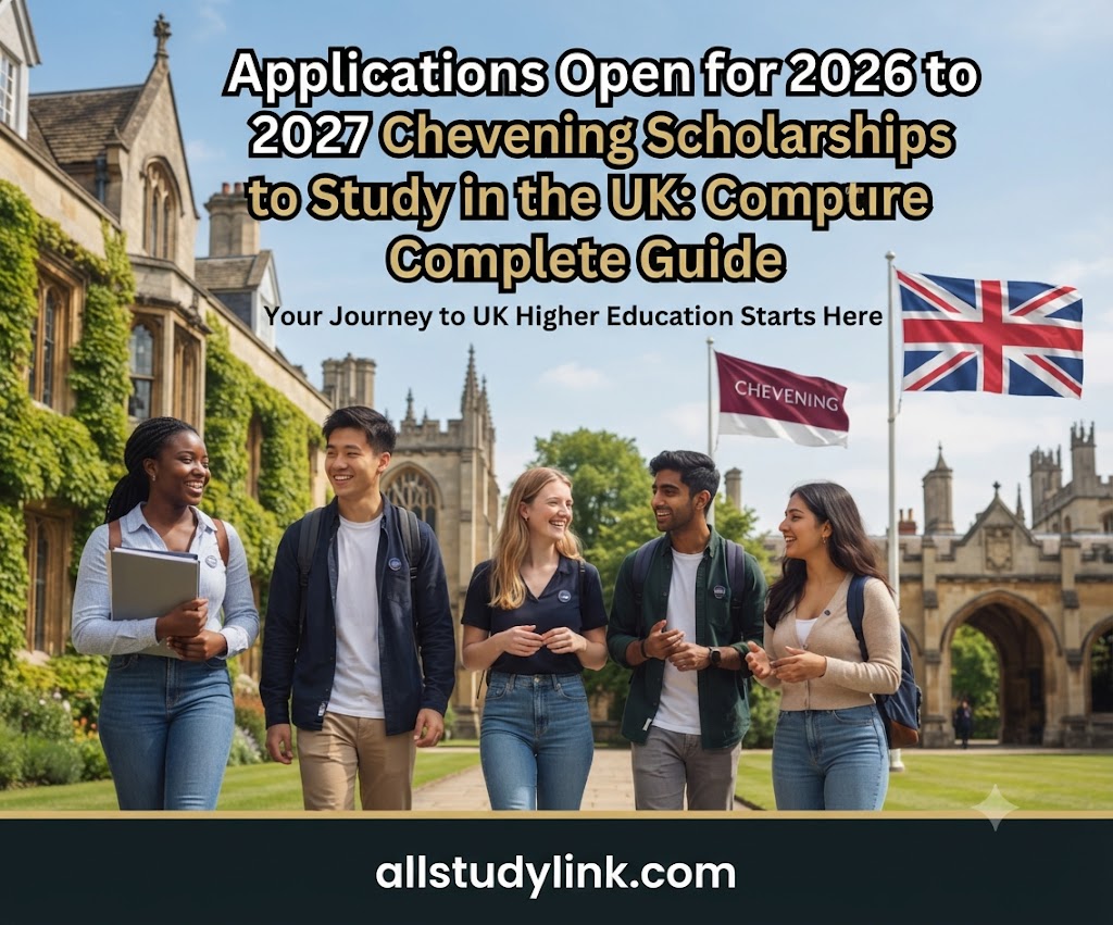Applications Open for Chevening Scholarships 2026 to 2027 to Study in the UK: Complete Guide