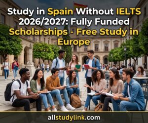 Study in Spain Without IELTS 2026/2027: Fully Funded Scholarships – Free Study in Europe