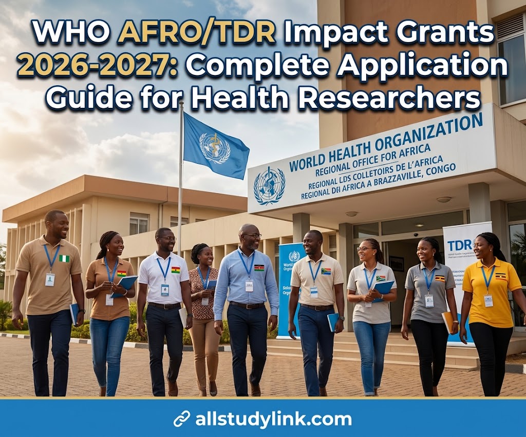WHO AFRO/TDR Impact Grants 2026-2027: Complete Application Guide for Health Researchers