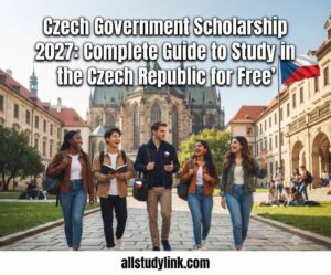 Czech Government Scholarship 2027: Complete Guide to Study in the Czech Republic for Free